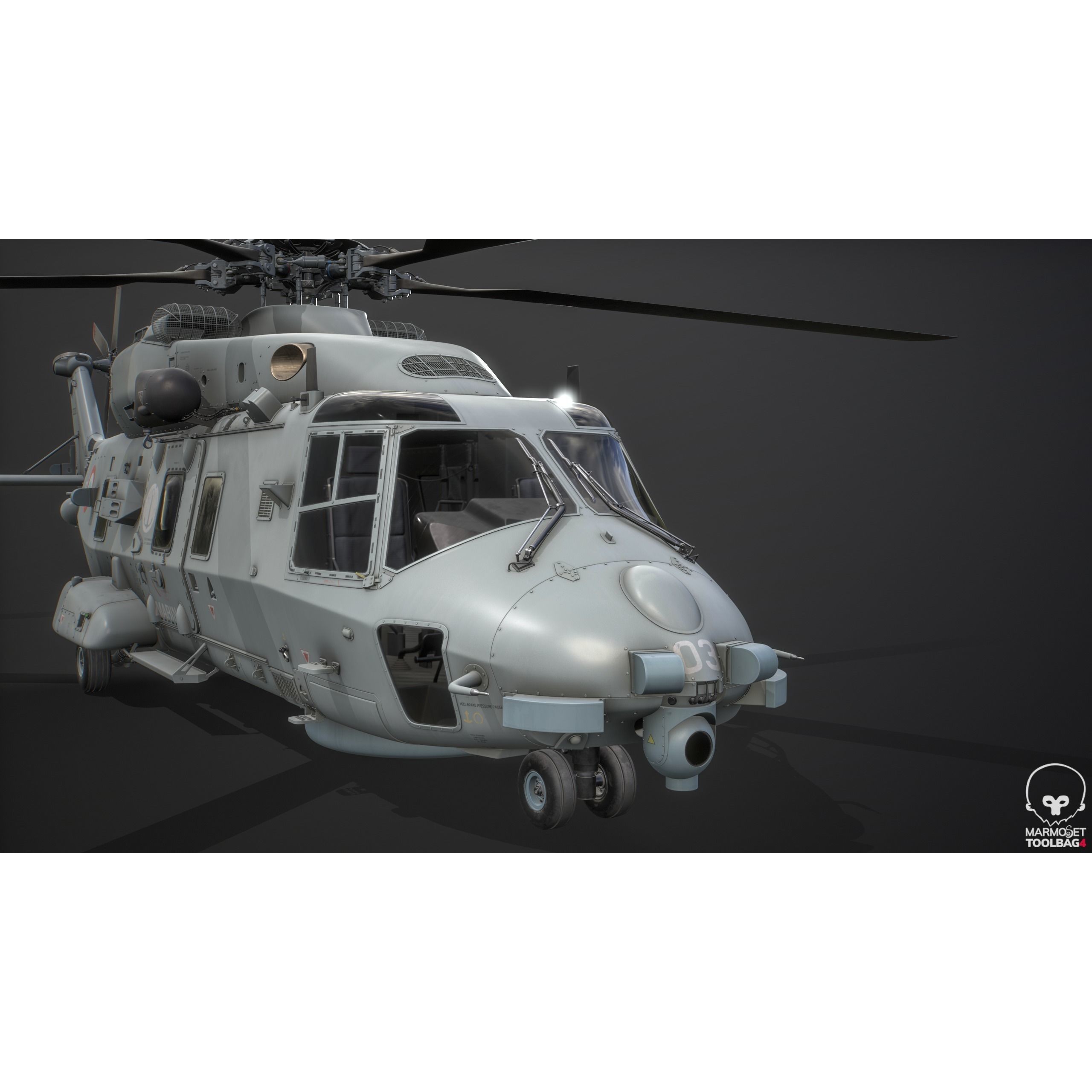 NH-90 Marina - Game-Ready 3D Model - View 11
