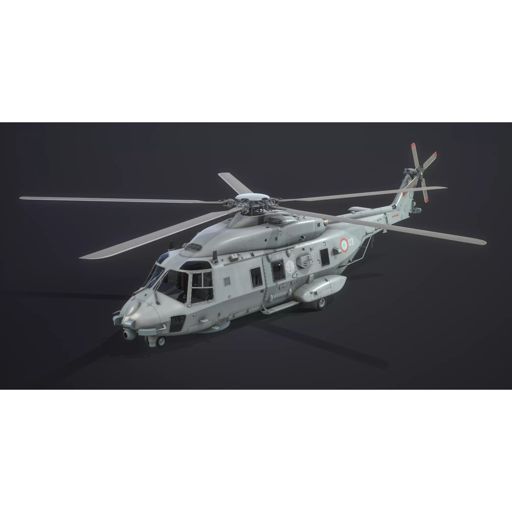 NH-90 Marina - Game-Ready 3D Model - View 2