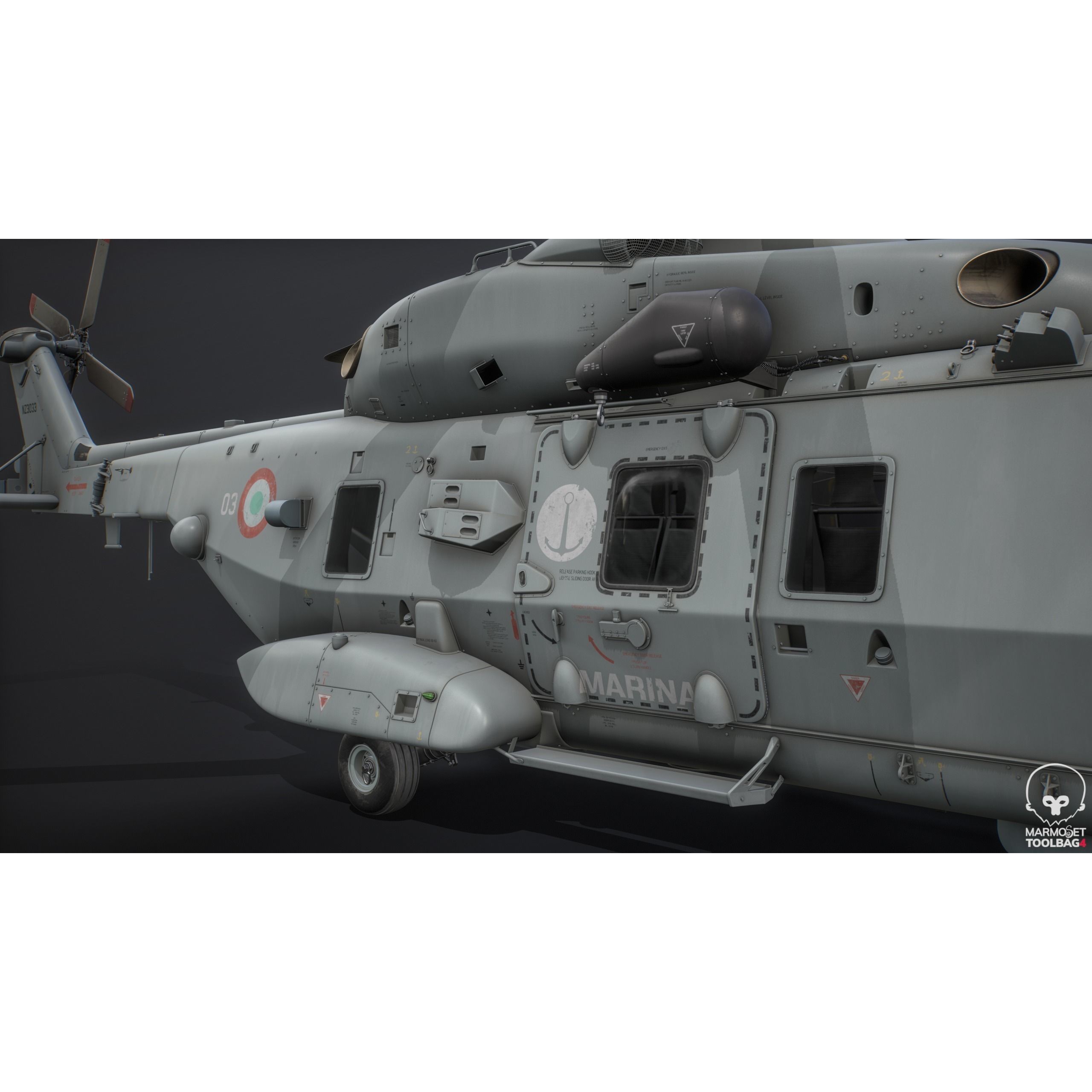 NH-90 Marina - Game-Ready 3D Model - View 3