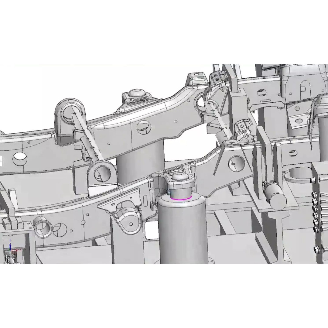 Car Chassis Welding Fixture 3D Model – High Precision CAD Design, FBX - View 18