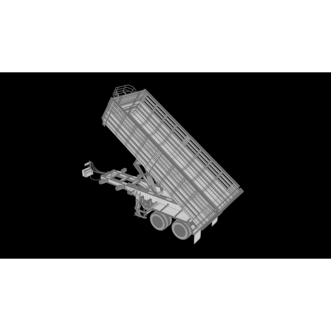 DECA-GXZ360 Only Dump 3D Model – High Poly Vehicle, FBX, OBJ