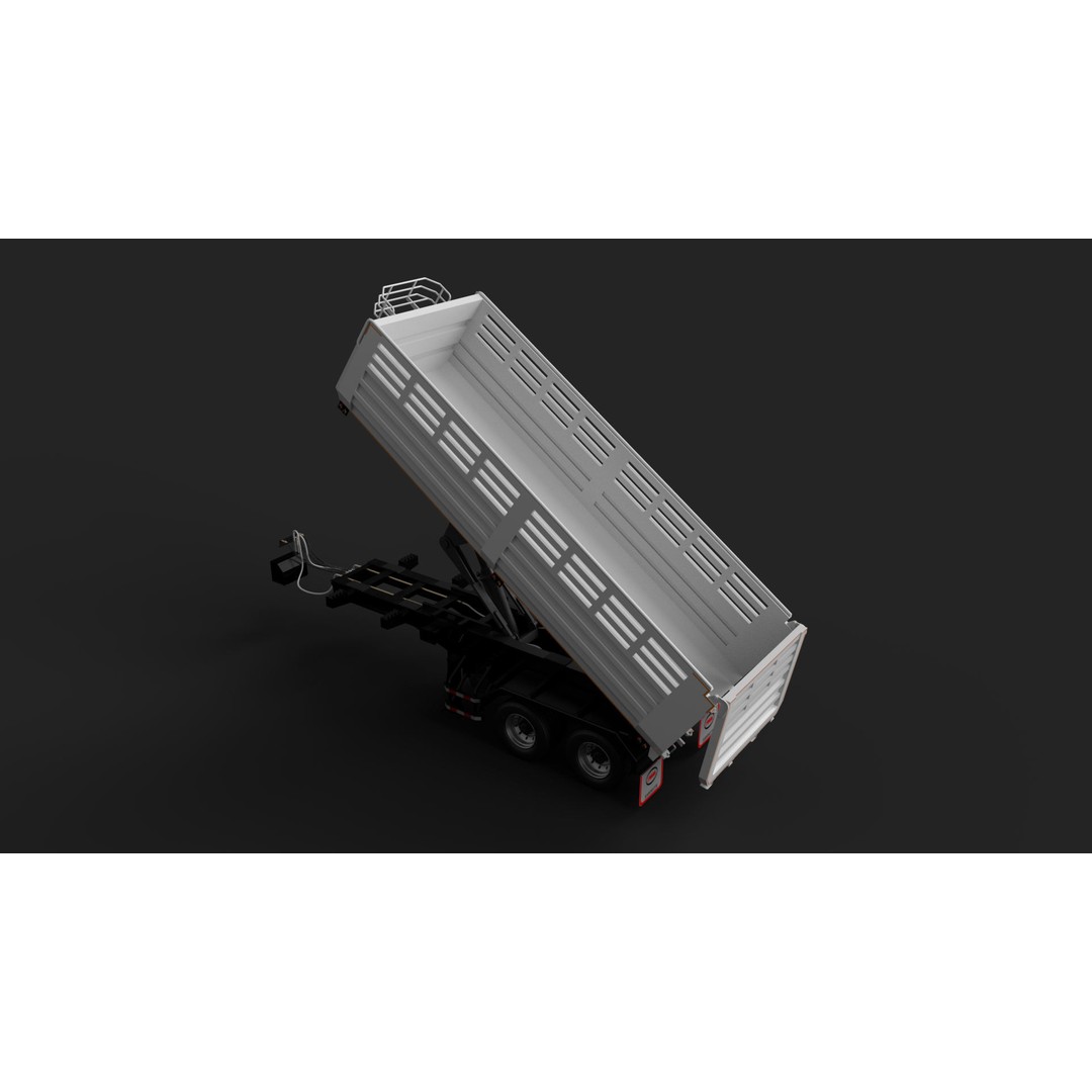 DECA-GXZ360 Only Dump 3D Model – High Poly Vehicle, FBX, OBJ - View 10