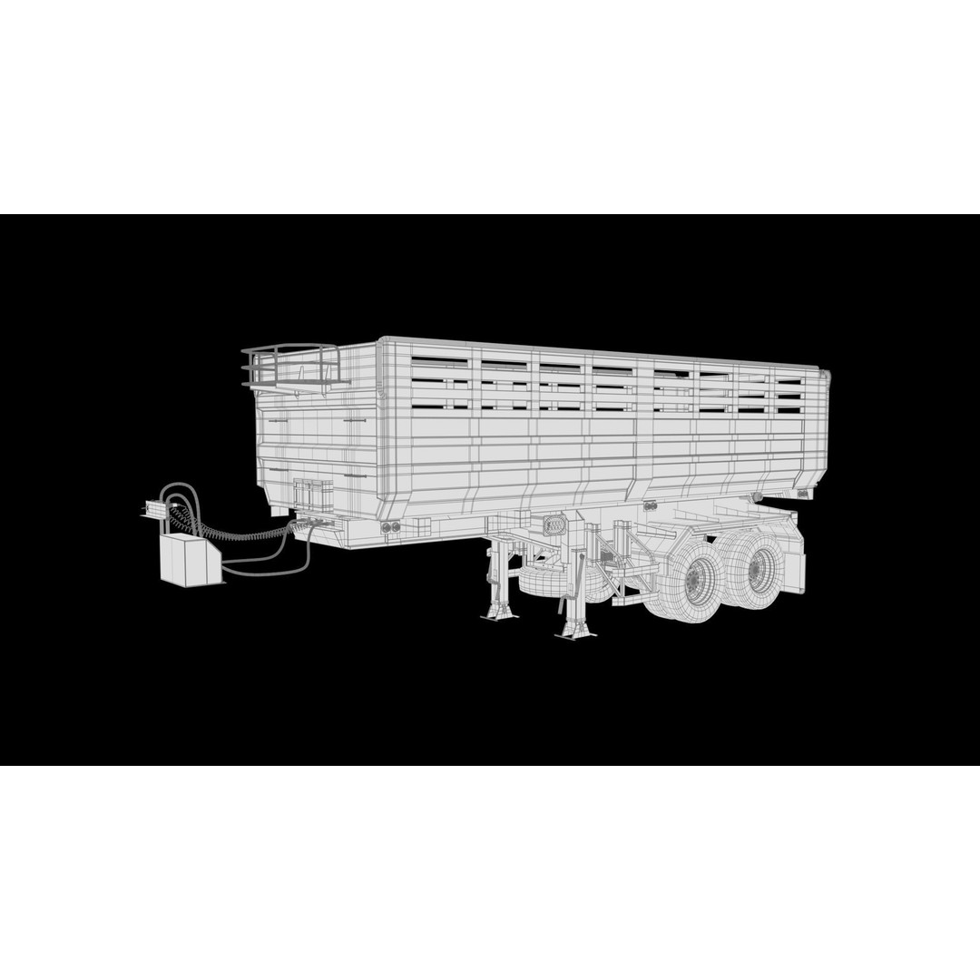 DECA-GXZ360 Only Dump 3D Model – High Poly Vehicle, FBX, OBJ - View 12