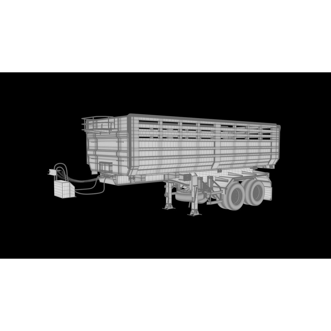 DECA-GXZ360 Only Dump 3D Model – High Poly Vehicle, FBX, OBJ - View 13