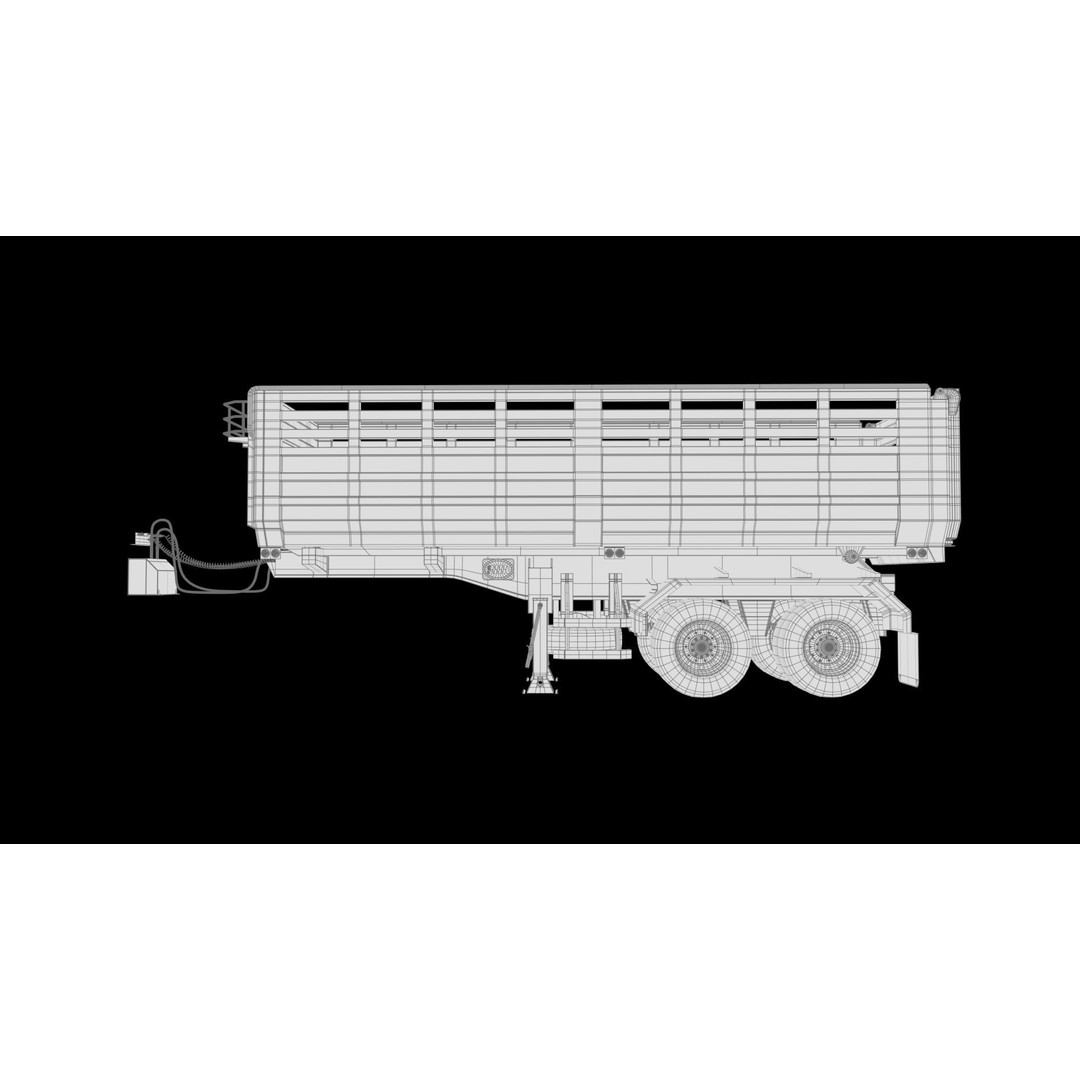 DECA-GXZ360 Only Dump 3D Model – High Poly Vehicle, FBX, OBJ - View 14