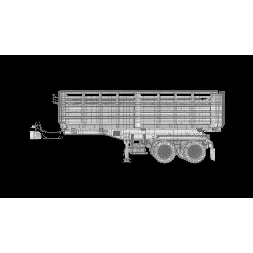 DECA-GXZ360 Only Dump 3D Model – High Poly Vehicle, FBX, OBJ - View 15