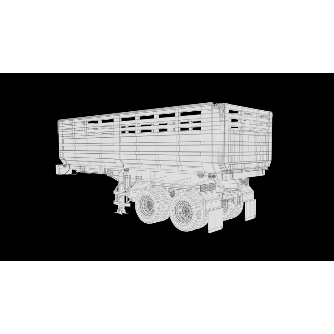 DECA-GXZ360 Only Dump 3D Model – High Poly Vehicle, FBX, OBJ - View 16