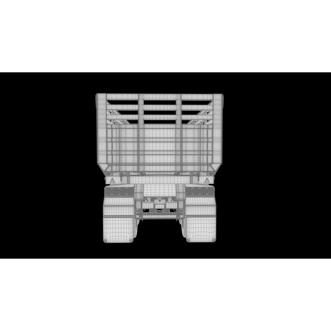 DECA-GXZ360 Only Dump 3D Model – High Poly Vehicle, FBX, OBJ - View 19