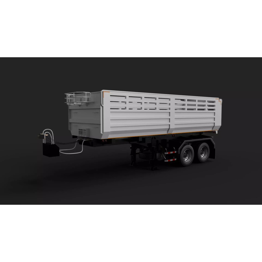DECA-GXZ360 Only Dump 3D Model – High Poly Vehicle, FBX, OBJ - View 2
