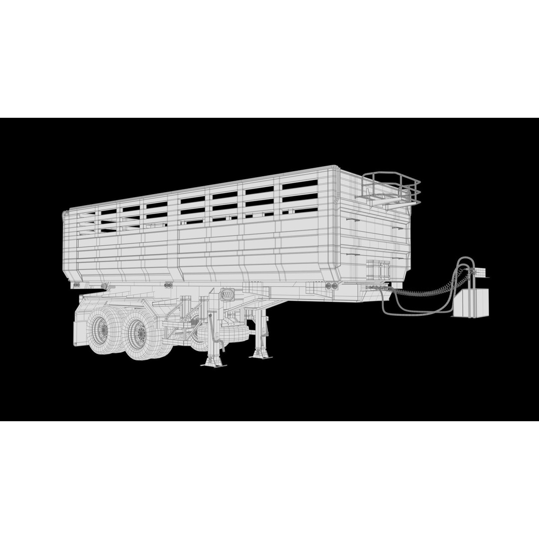 DECA-GXZ360 Only Dump 3D Model – High Poly Vehicle, FBX, OBJ - View 22