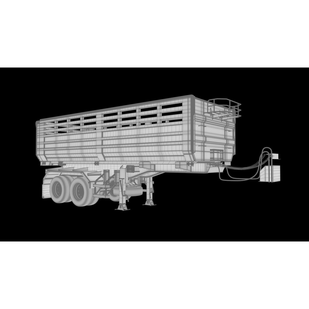 DECA-GXZ360 Only Dump 3D Model – High Poly Vehicle, FBX, OBJ - View 23