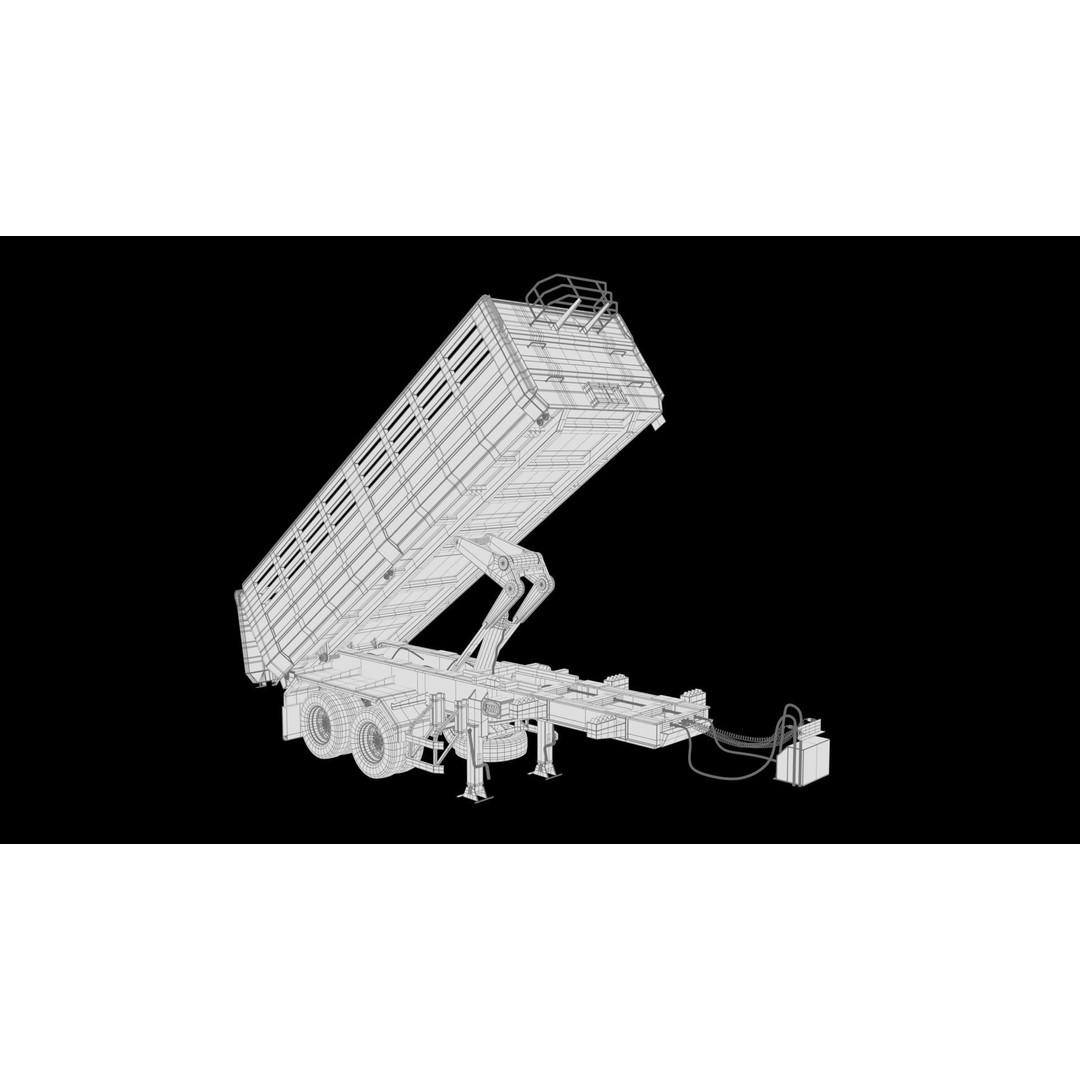 DECA-GXZ360 Only Dump 3D Model – High Poly Vehicle, FBX, OBJ - View 24
