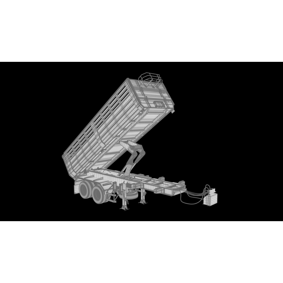 DECA-GXZ360 Only Dump 3D Model – High Poly Vehicle, FBX, OBJ - View 25