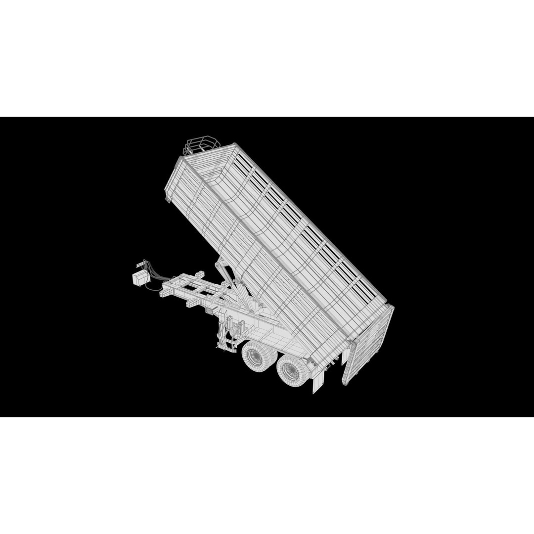 DECA-GXZ360 Only Dump 3D Model – High Poly Vehicle, FBX, OBJ - View 26