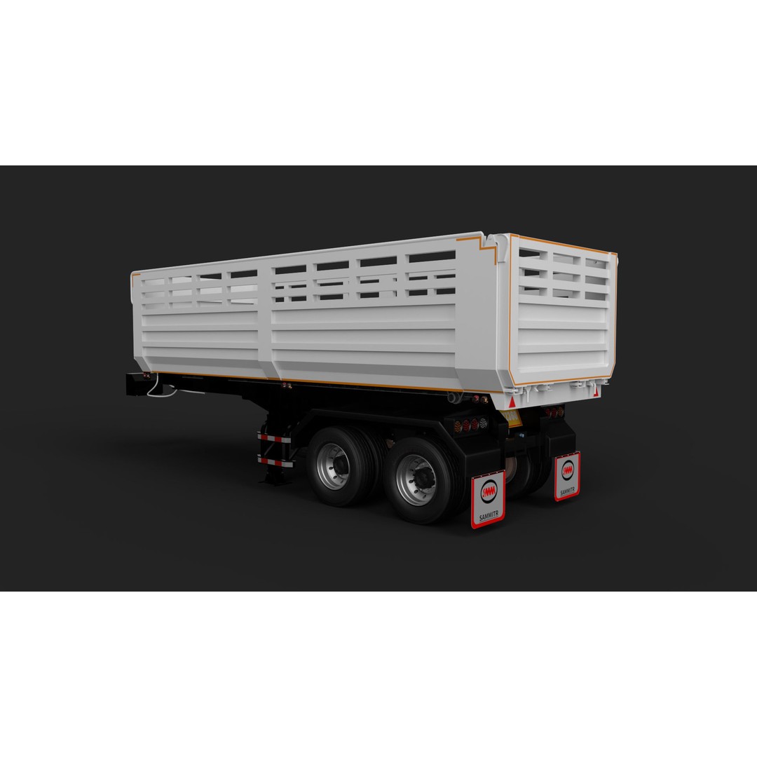DECA-GXZ360 Only Dump 3D Model – High Poly Vehicle, FBX, OBJ - View 4