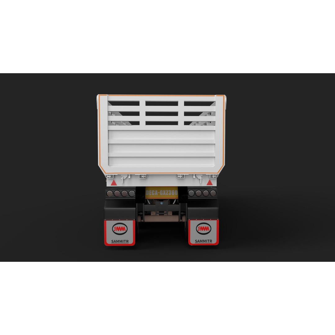 DECA-GXZ360 Only Dump 3D Model – High Poly Vehicle, FBX, OBJ - View 5