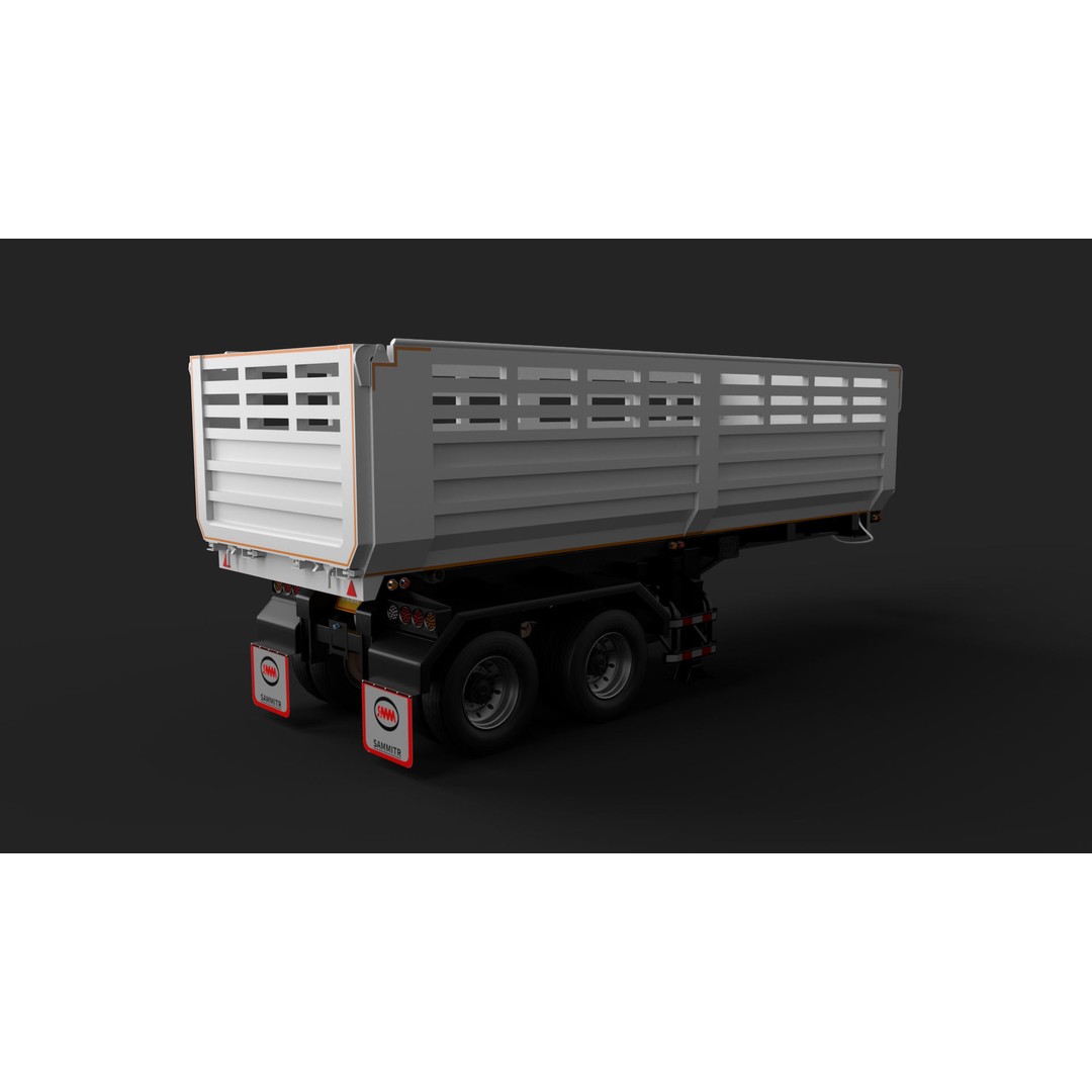 DECA-GXZ360 Only Dump 3D Model – High Poly Vehicle, FBX, OBJ - View 6
