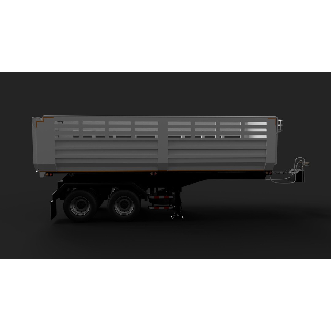 DECA-GXZ360 Only Dump 3D Model – High Poly Vehicle, FBX, OBJ - View 7