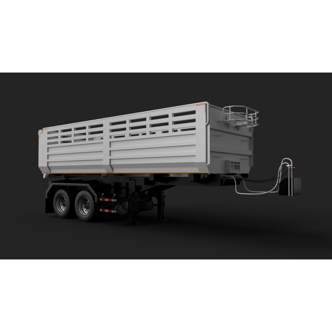 DECA-GXZ360 Only Dump 3D Model – High Poly Vehicle, FBX, OBJ - View 8