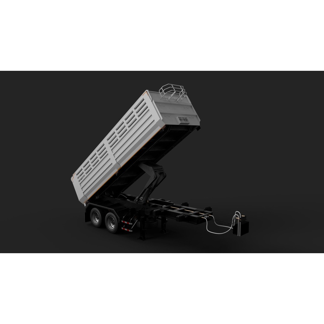 DECA-GXZ360 Only Dump 3D Model – High Poly Vehicle, FBX, OBJ - View 9