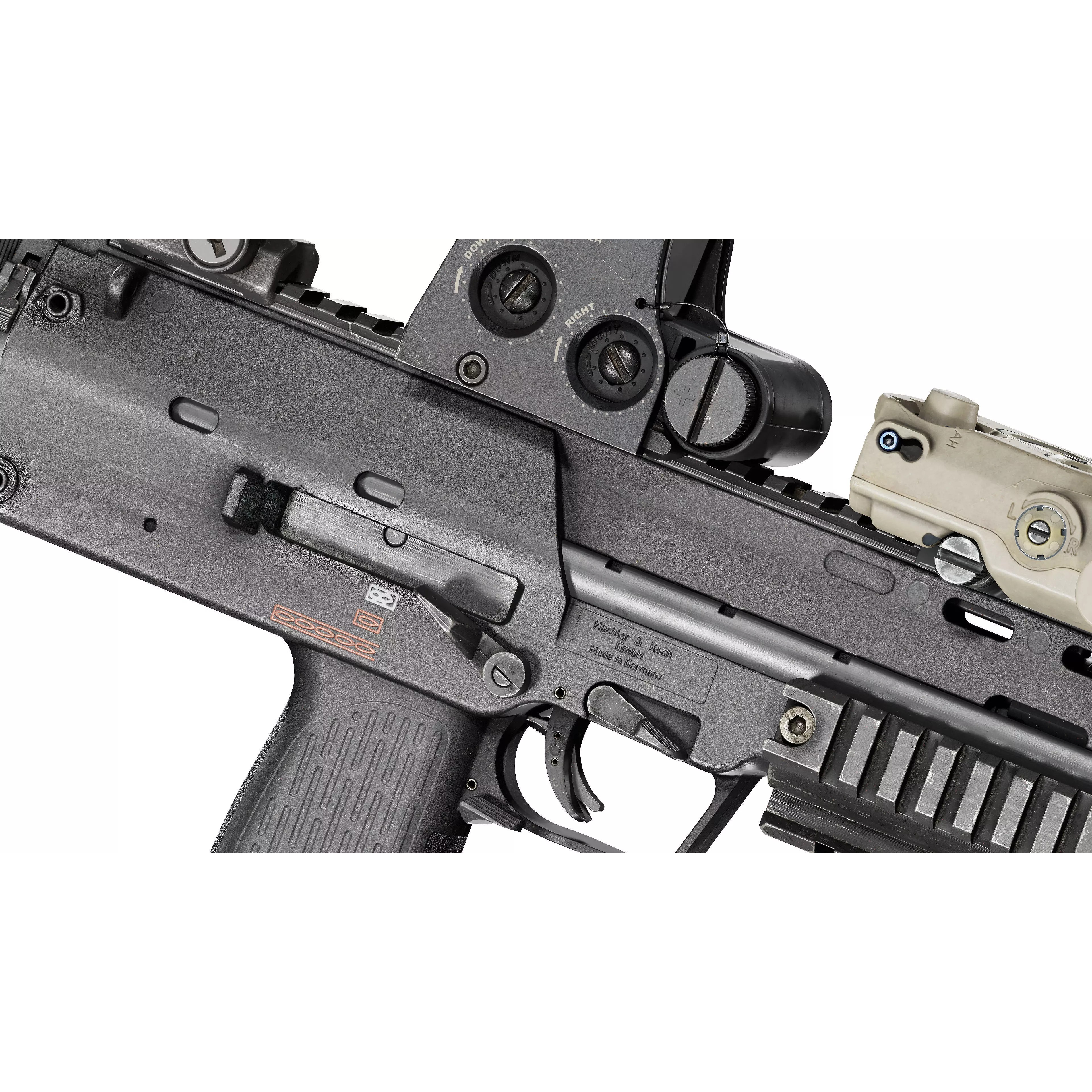 HK MP7 A2 SMG - Low-Poly Game-Ready 3D Model - View 7