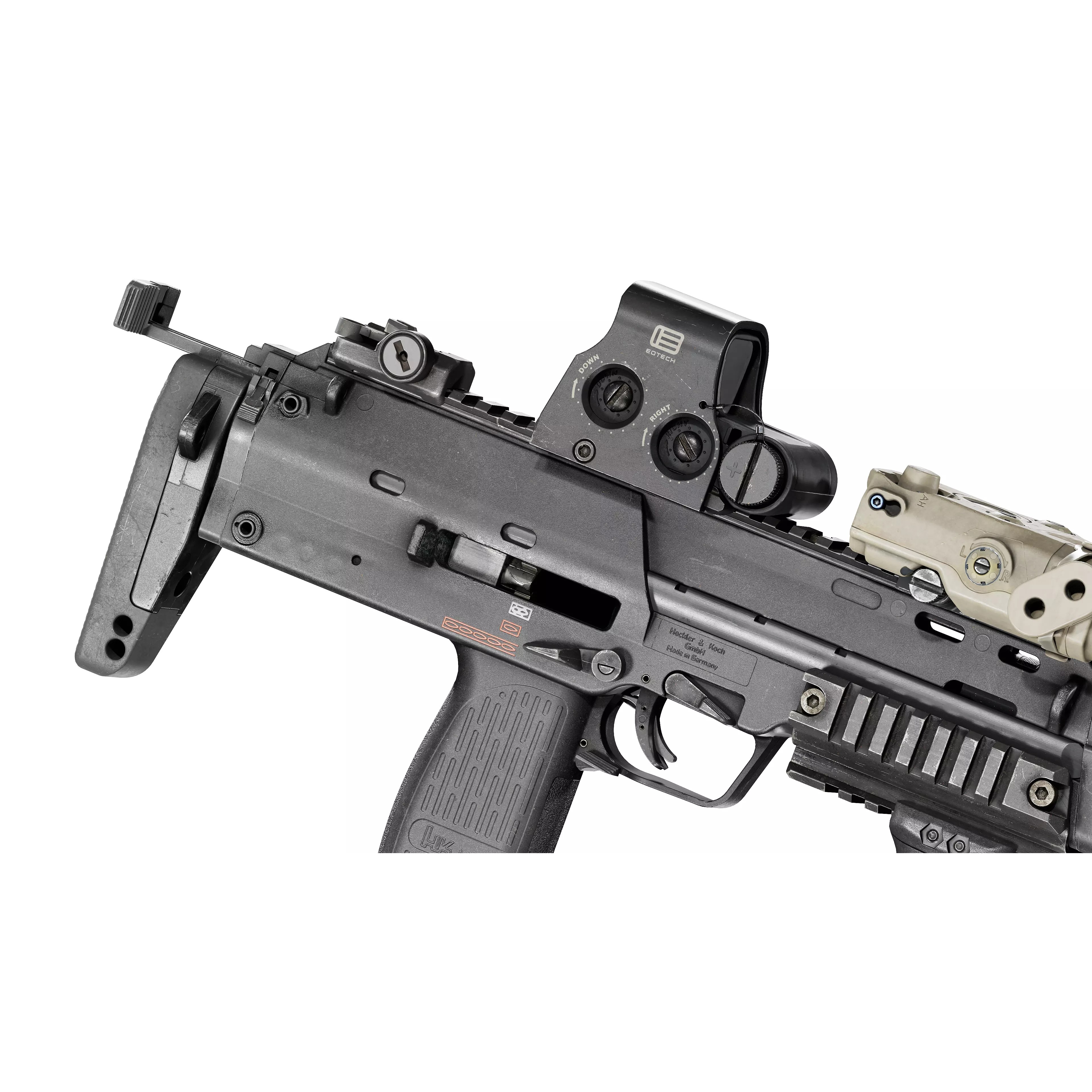 HK MP7 A2 SMG - Low-Poly Game-Ready 3D Model - View 9