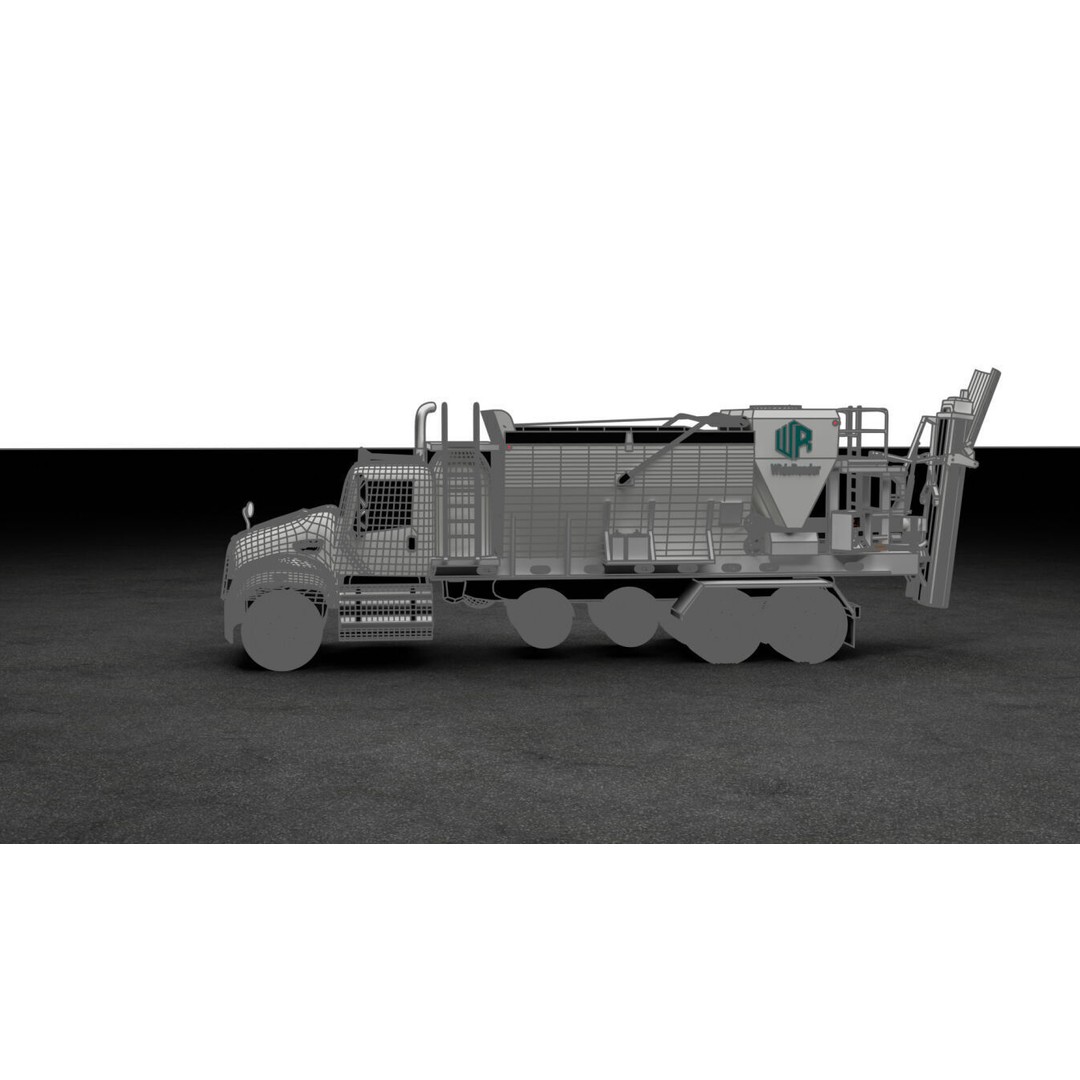Volumetric Concrete Mixer Truck 3D Model – High-Quality Animated Asset, FBX, OBJ