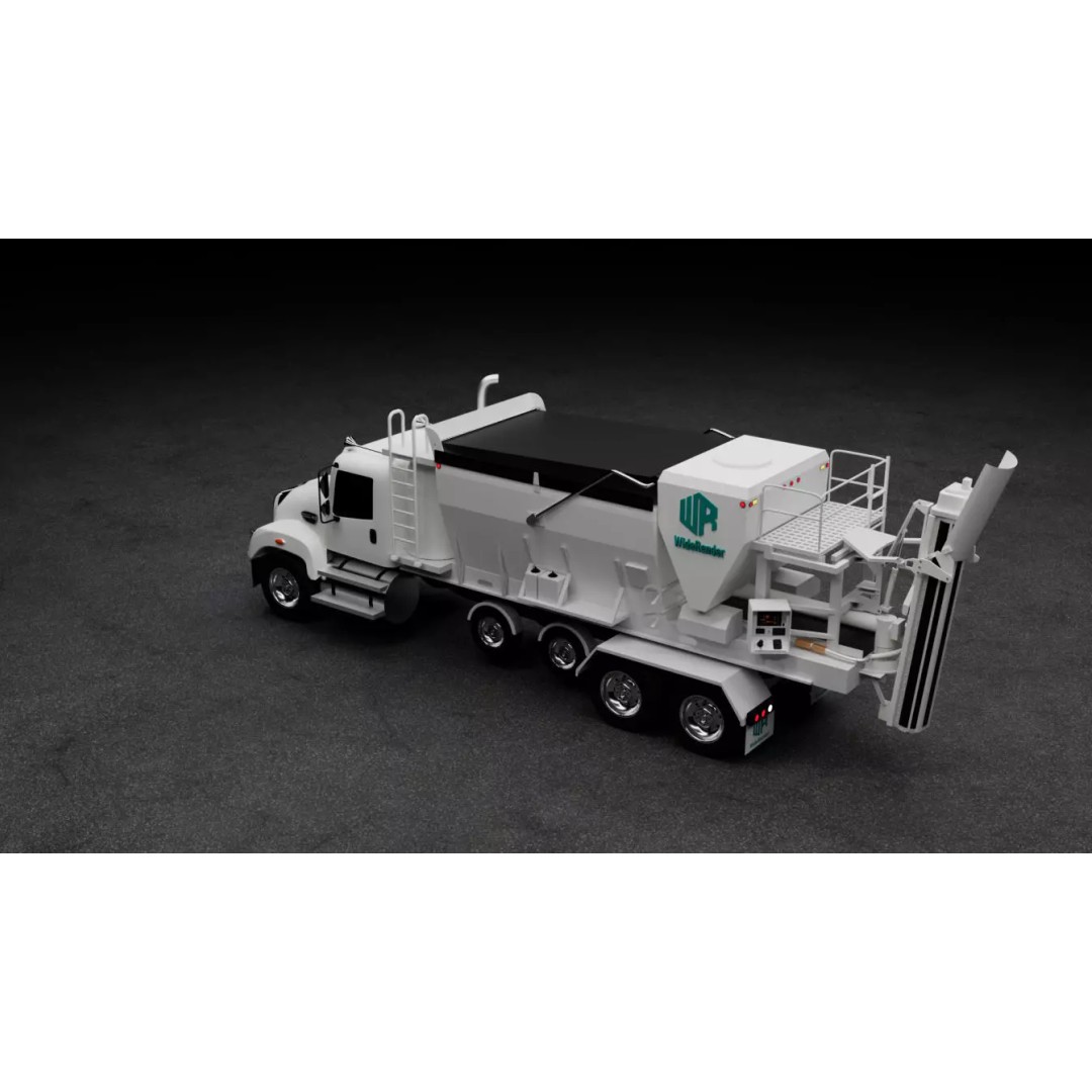 Volumetric Concrete Mixer Truck 3D Model – High-Quality Animated Asset, FBX, OBJ - View 2