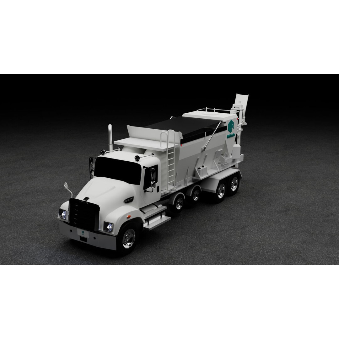 Volumetric Concrete Mixer Truck 3D Model – High-Quality Animated Asset, FBX, OBJ - View 5