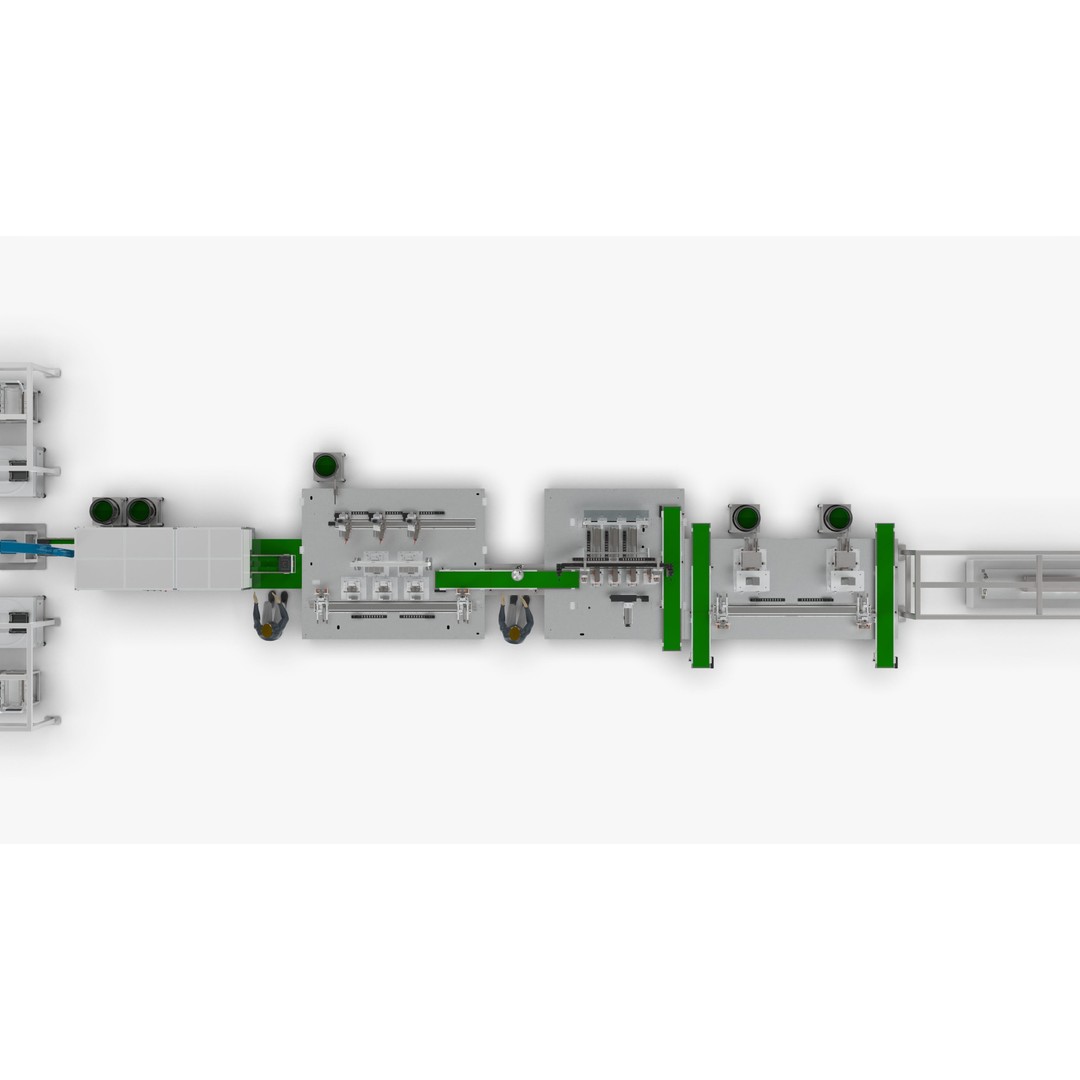 Automatic Soft Pack Battery Production Line 3D Model – Industrial Machinery, SolidWorks, OBJ, FBX - View 10