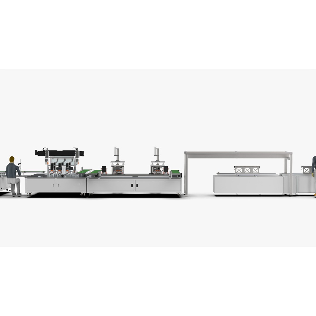 Automatic Soft Pack Battery Production Line 3D Model – Industrial Machinery, SolidWorks, OBJ, FBX - View 16