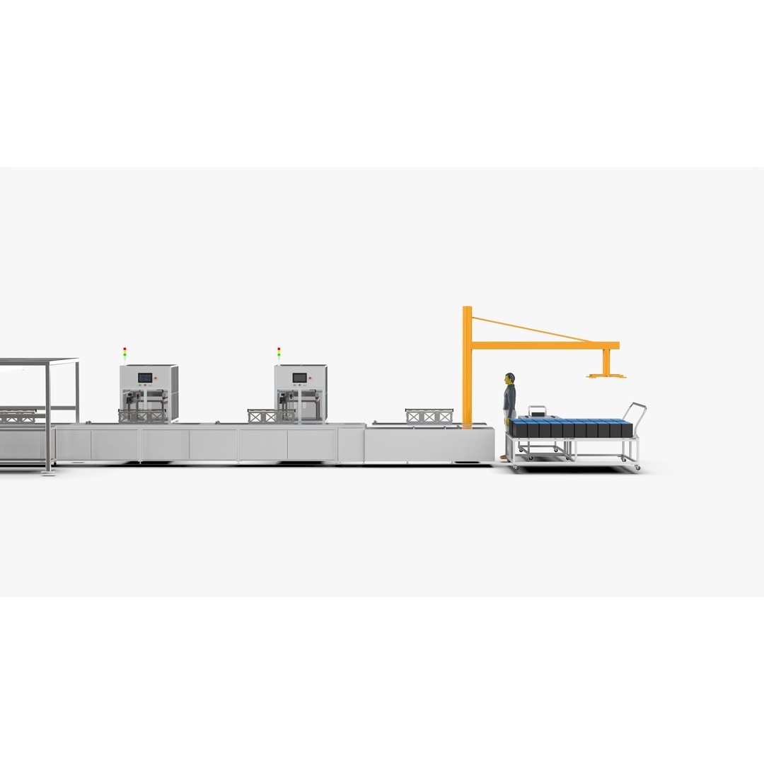 Automatic Soft Pack Battery Production Line 3D Model – Industrial Machinery, SolidWorks, OBJ, FBX - View 18