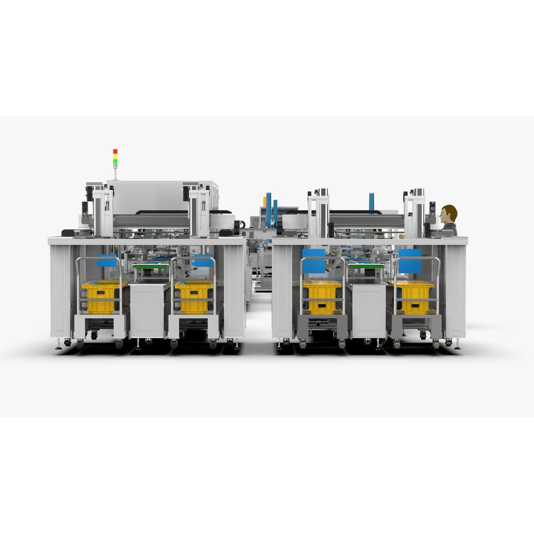 Automatic Soft Pack Battery Production Line 3D Model – Industrial Machinery, SolidWorks, OBJ, FBX - View 21