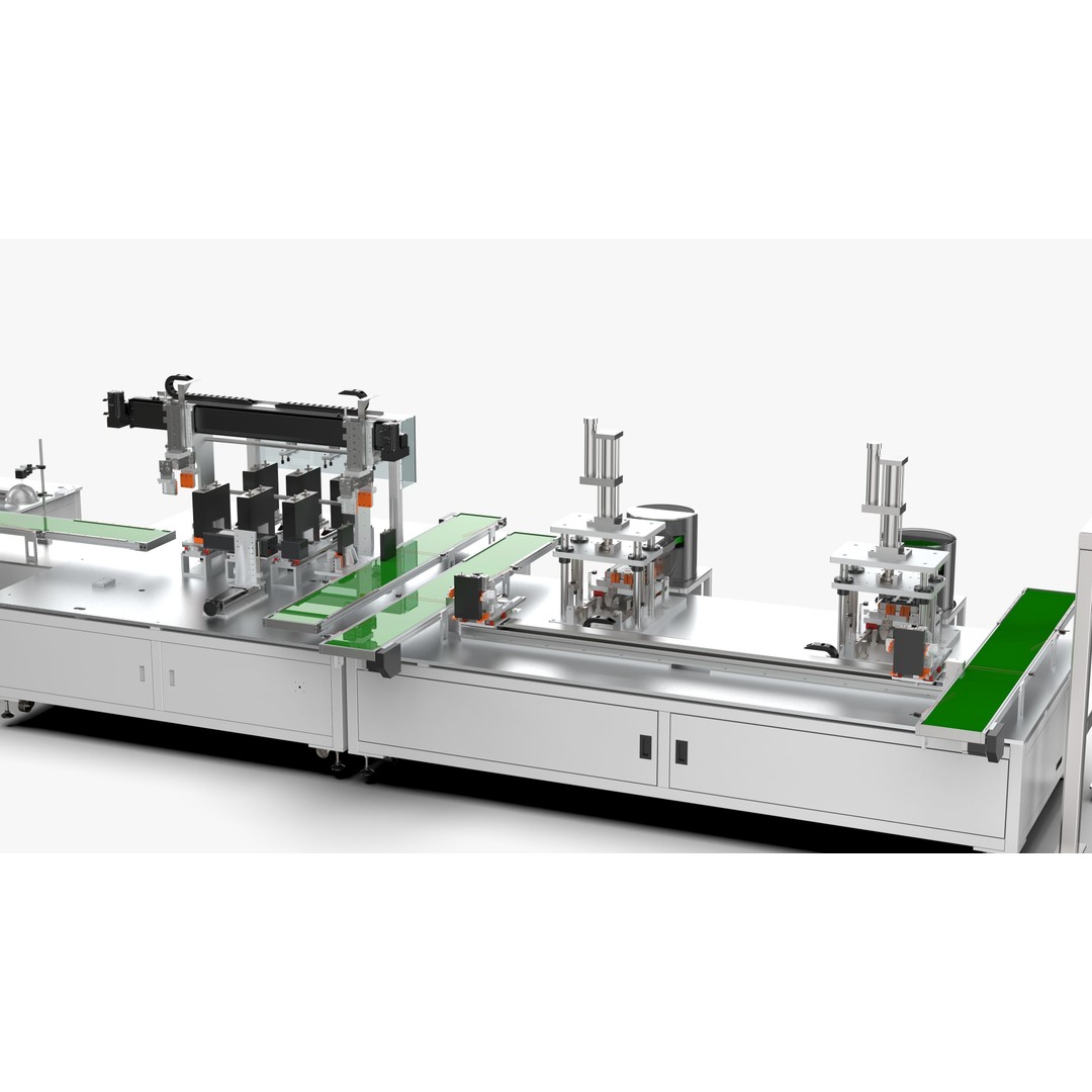 Automatic Soft Pack Battery Production Line 3D Model – Industrial Machinery, SolidWorks, OBJ, FBX - View 32