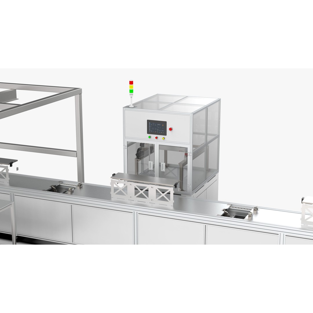Automatic Soft Pack Battery Production Line 3D Model – Industrial Machinery, SolidWorks, OBJ, FBX - View 33
