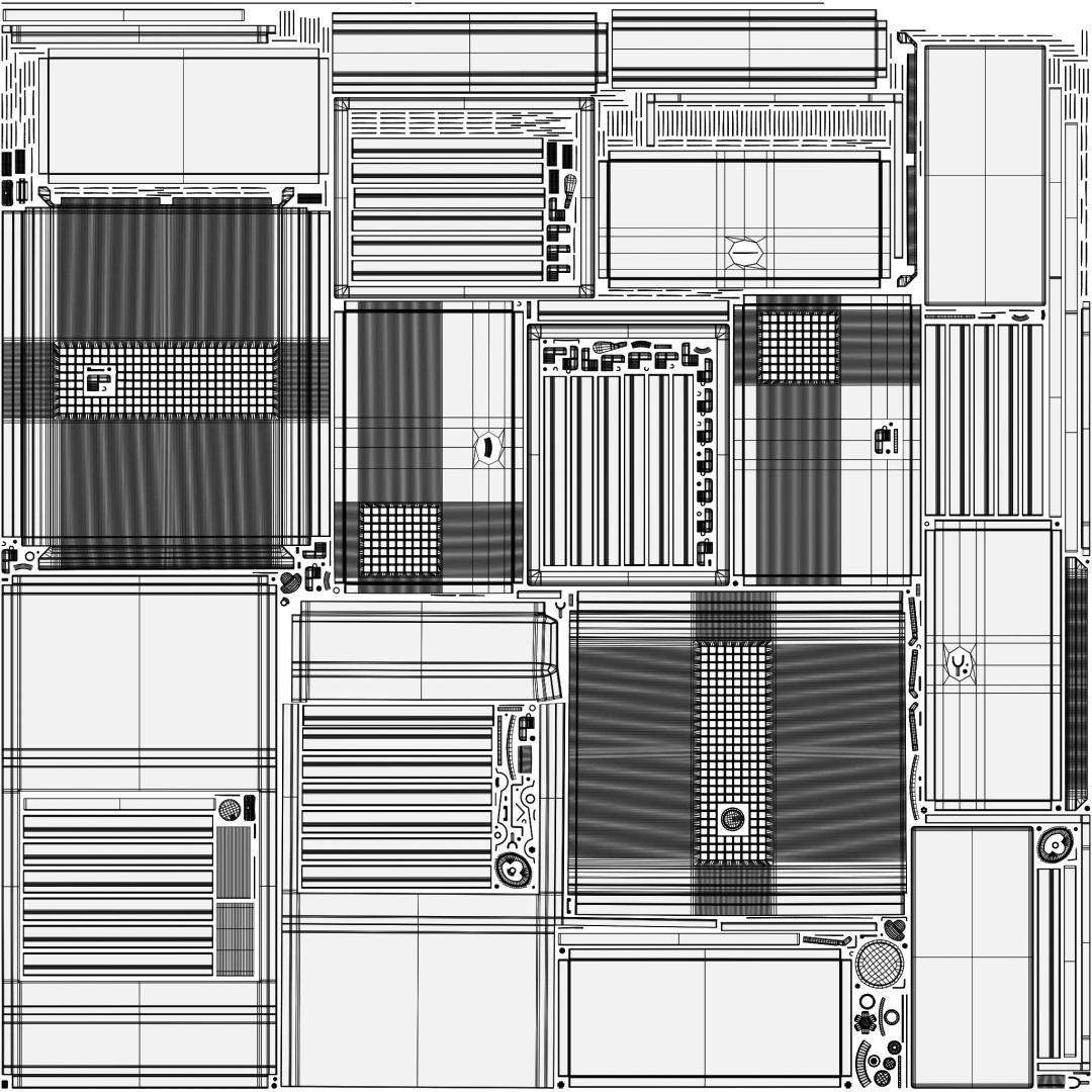 Industrial Diesel Generator 3D Model – PBR Textured, FBX, OBJ, Game-Ready - View 18
