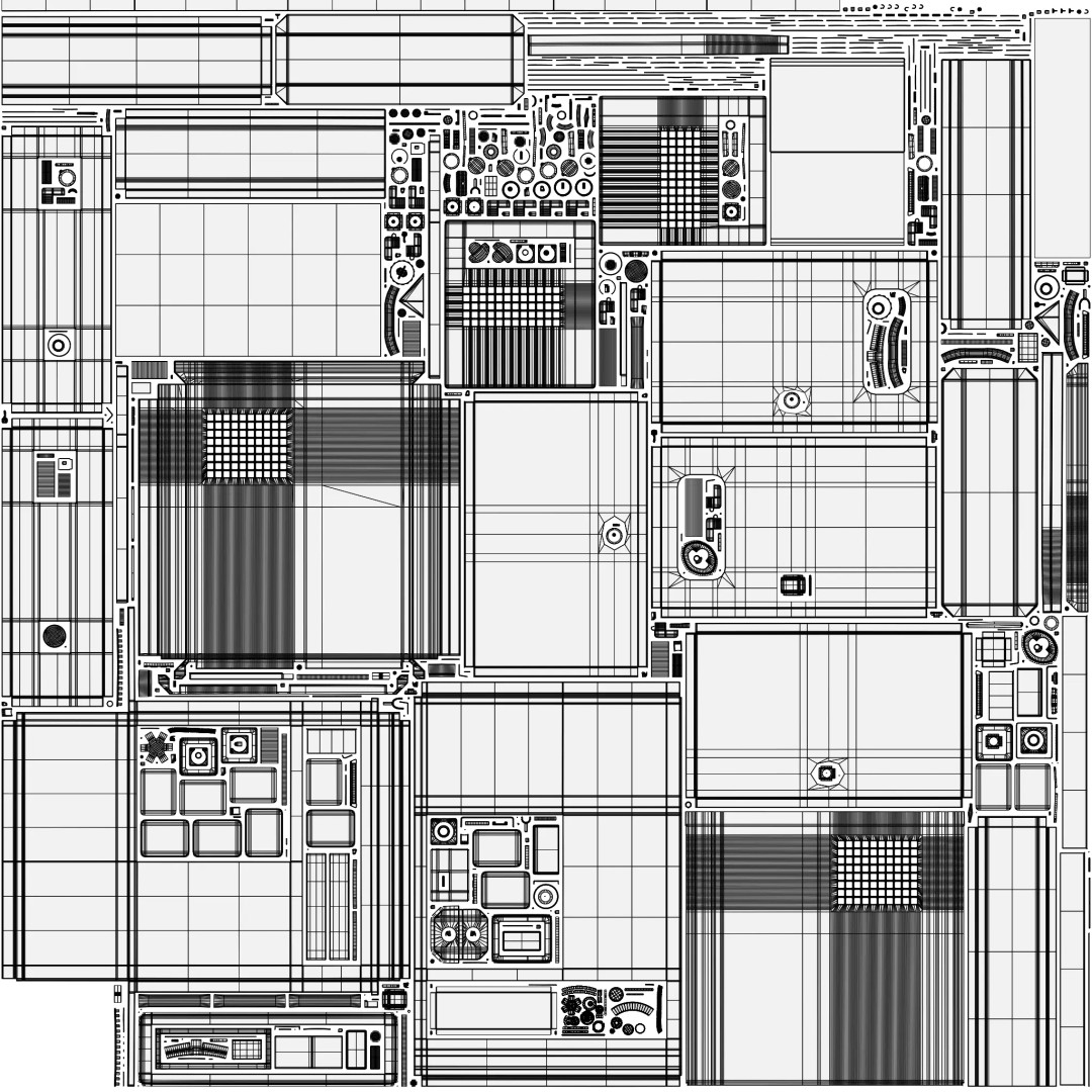 Industrial Diesel Generator 3D Model – PBR Textured, FBX, OBJ, Game-Ready - View 19