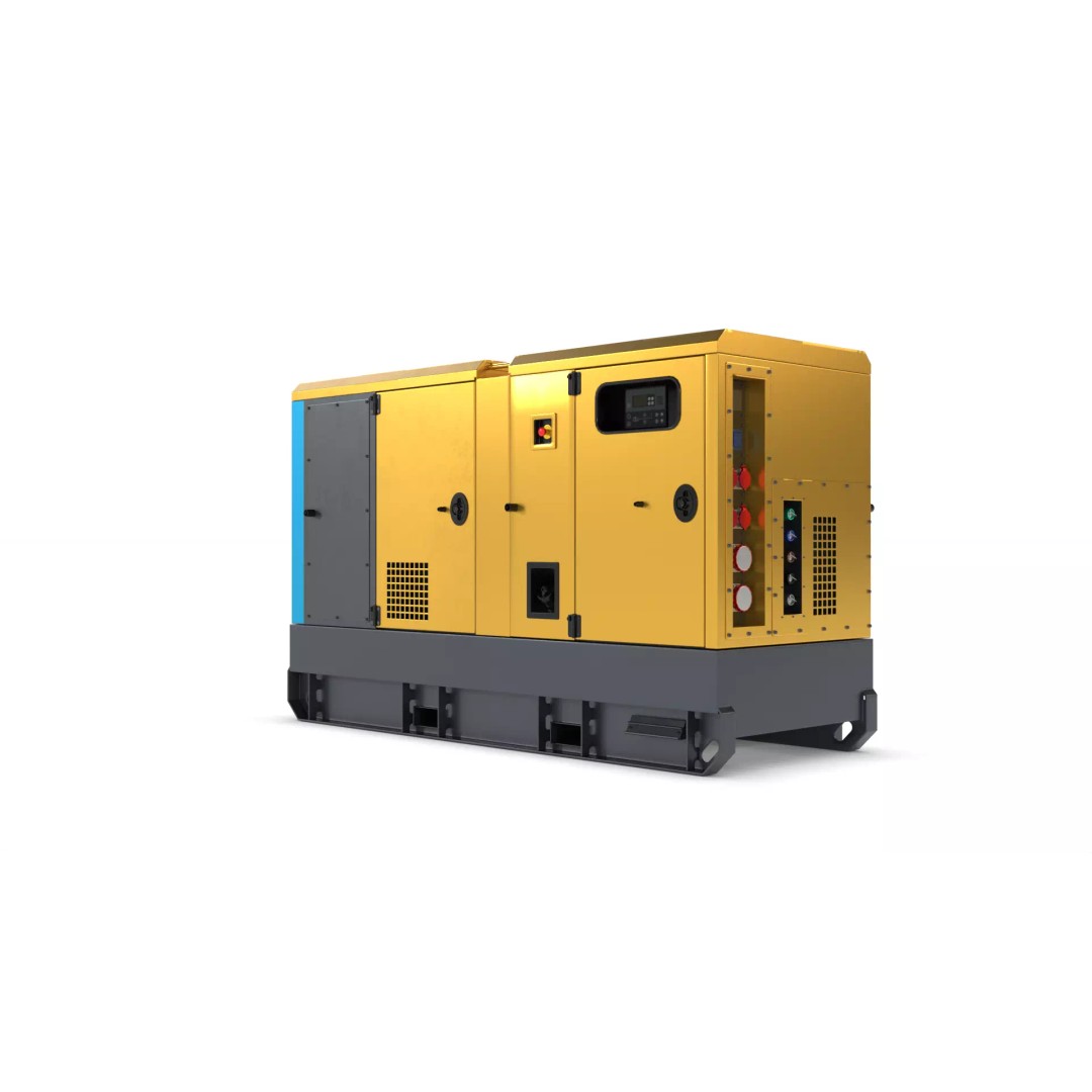 Industrial Diesel Generator 3D Model – PBR Textured, FBX, OBJ, Game-Ready - View 2