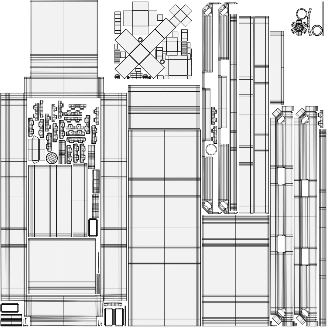 Industrial Diesel Generator 3D Model – PBR Textured, FBX, OBJ, Game-Ready - View 20