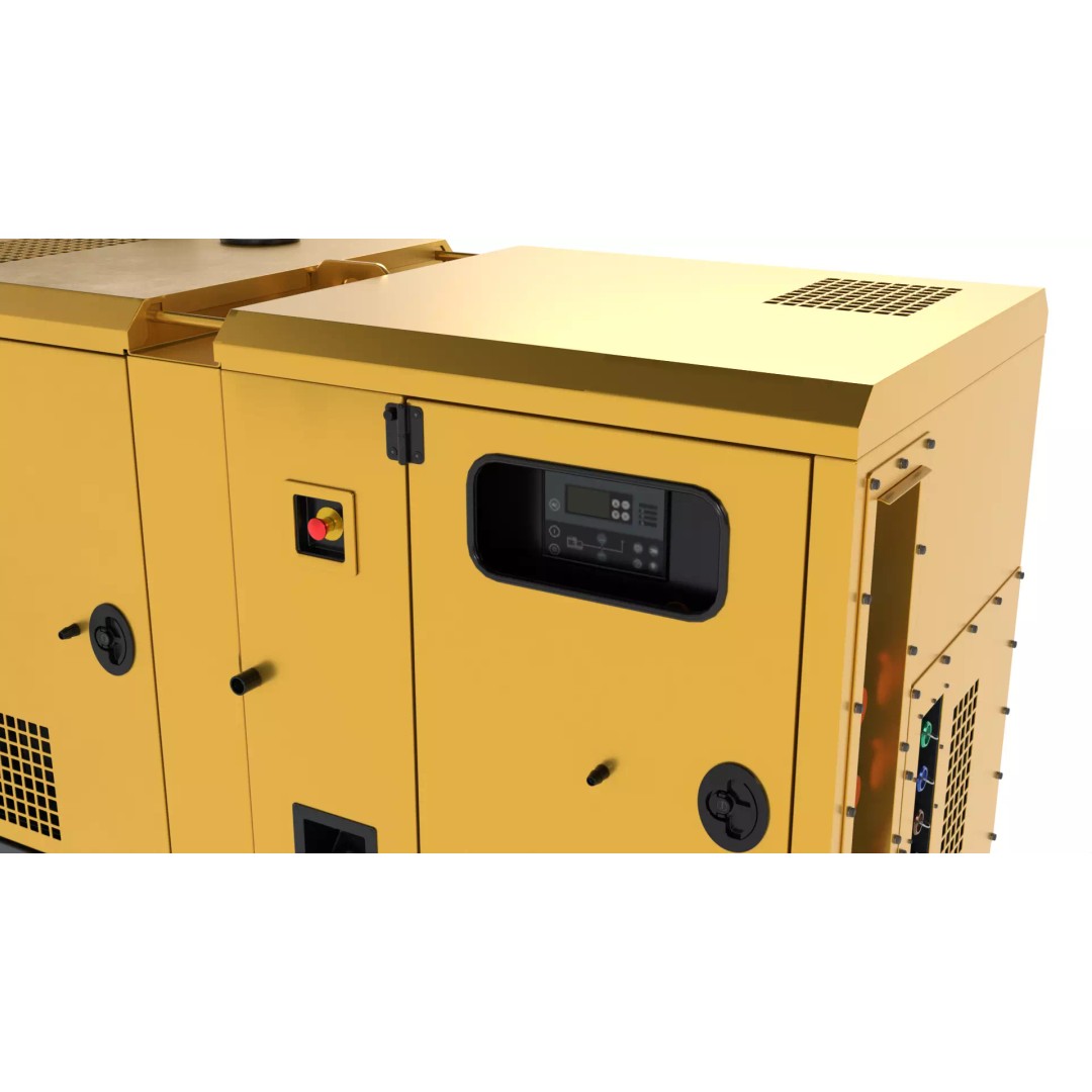 Industrial Diesel Generator 3D Model – PBR Textured, FBX, OBJ, Game-Ready - View 5