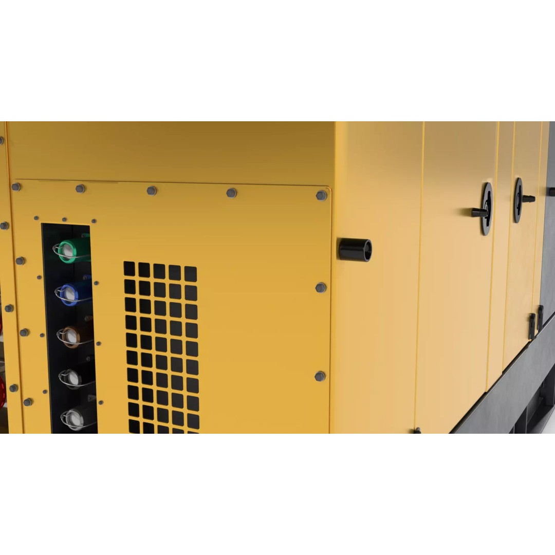 Industrial Diesel Generator 3D Model – PBR Textured, FBX, OBJ, Game-Ready - View 8