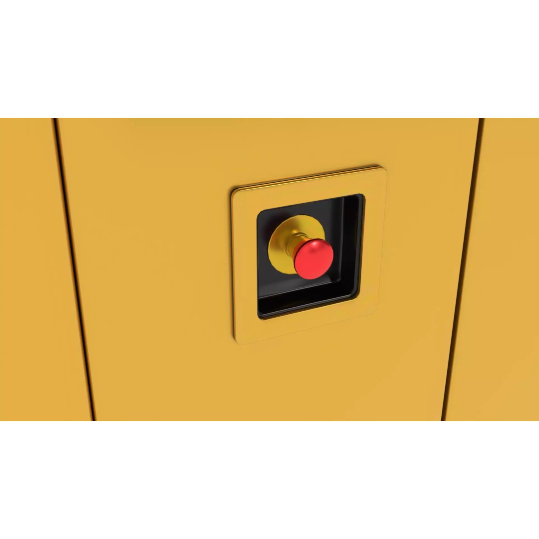 Industrial Diesel Generator 3D Model – PBR Textured, FBX, OBJ, Game-Ready - View 9