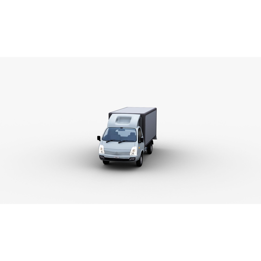 Hyundai Porter H100 3D Model – Low Poly Game-Ready Truck, FBX - View 6