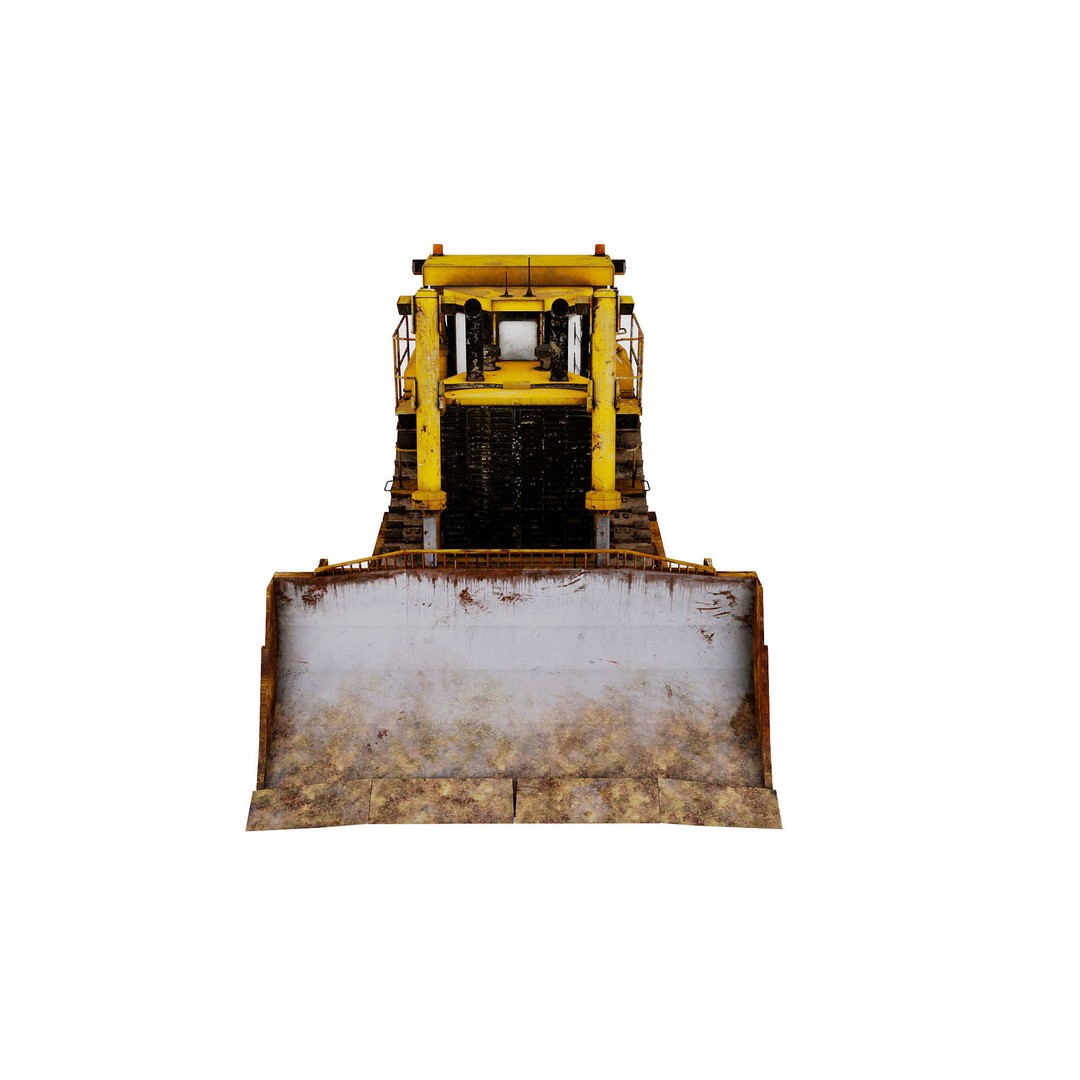 Bulldozer 3D Model – High Poly Game Ready Vehicle, FBX, OBJ - View 5