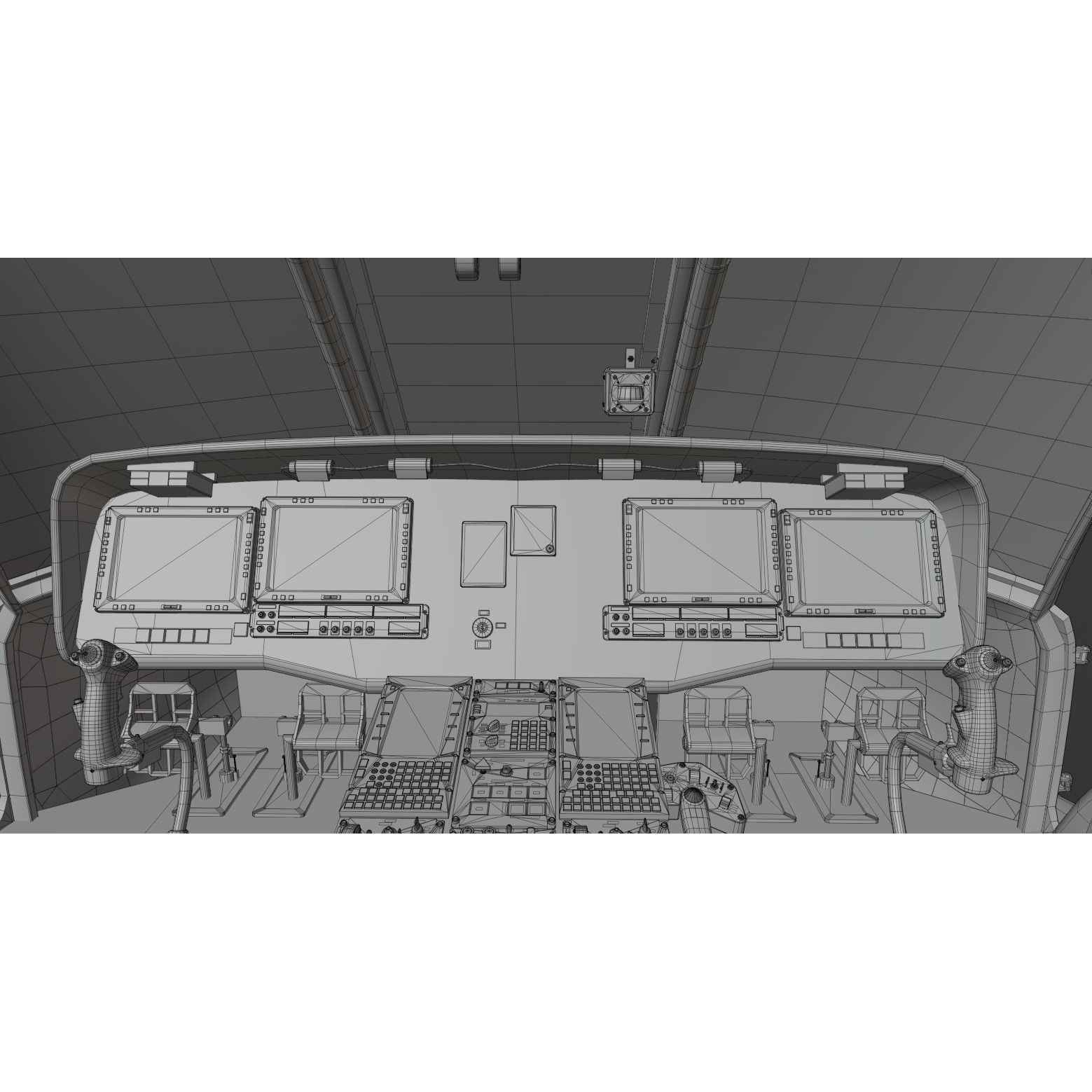 UH-60 Blackhawk Helicopter - Game-Ready 3D Model - View 24