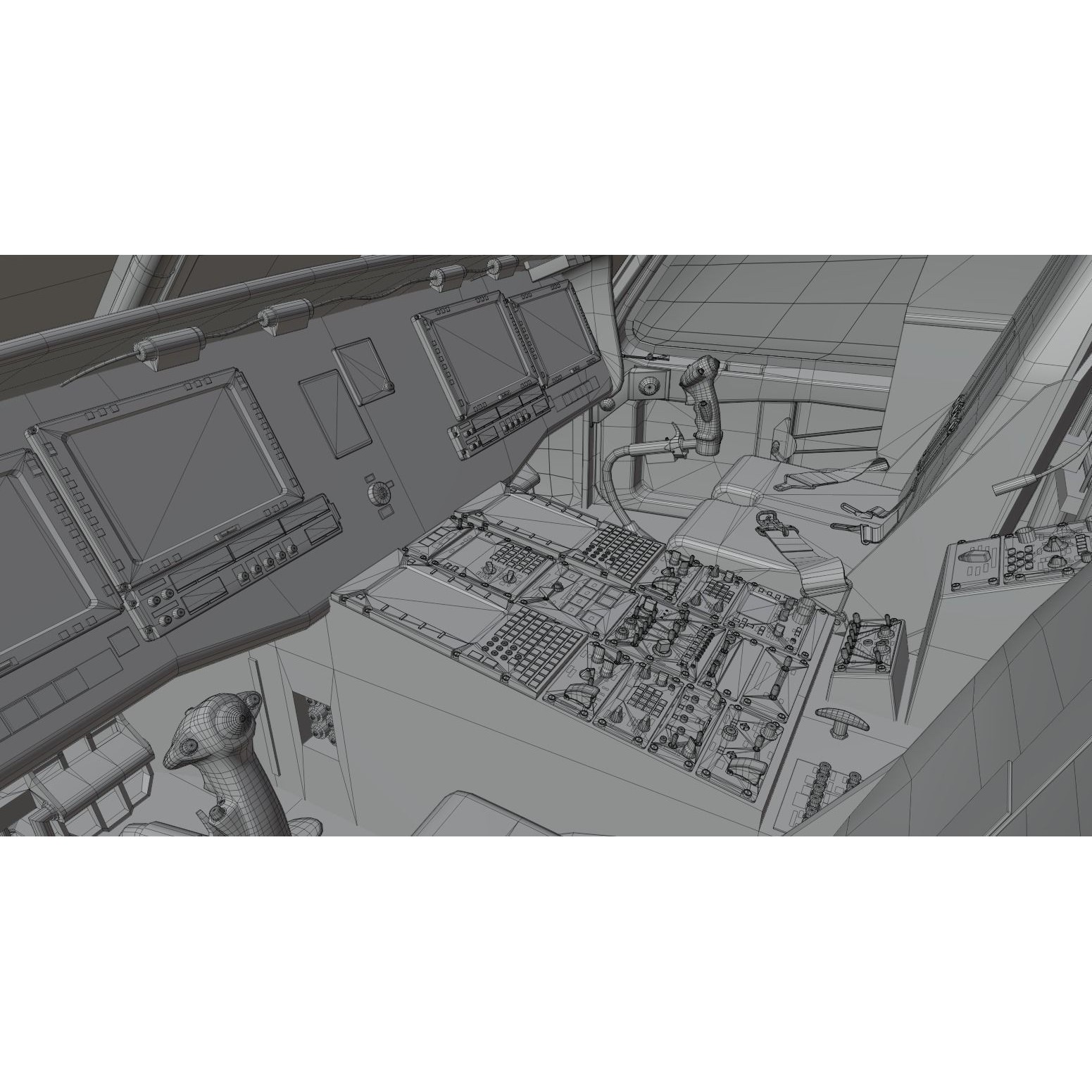 UH-60 Blackhawk Helicopter - Game-Ready 3D Model - View 26