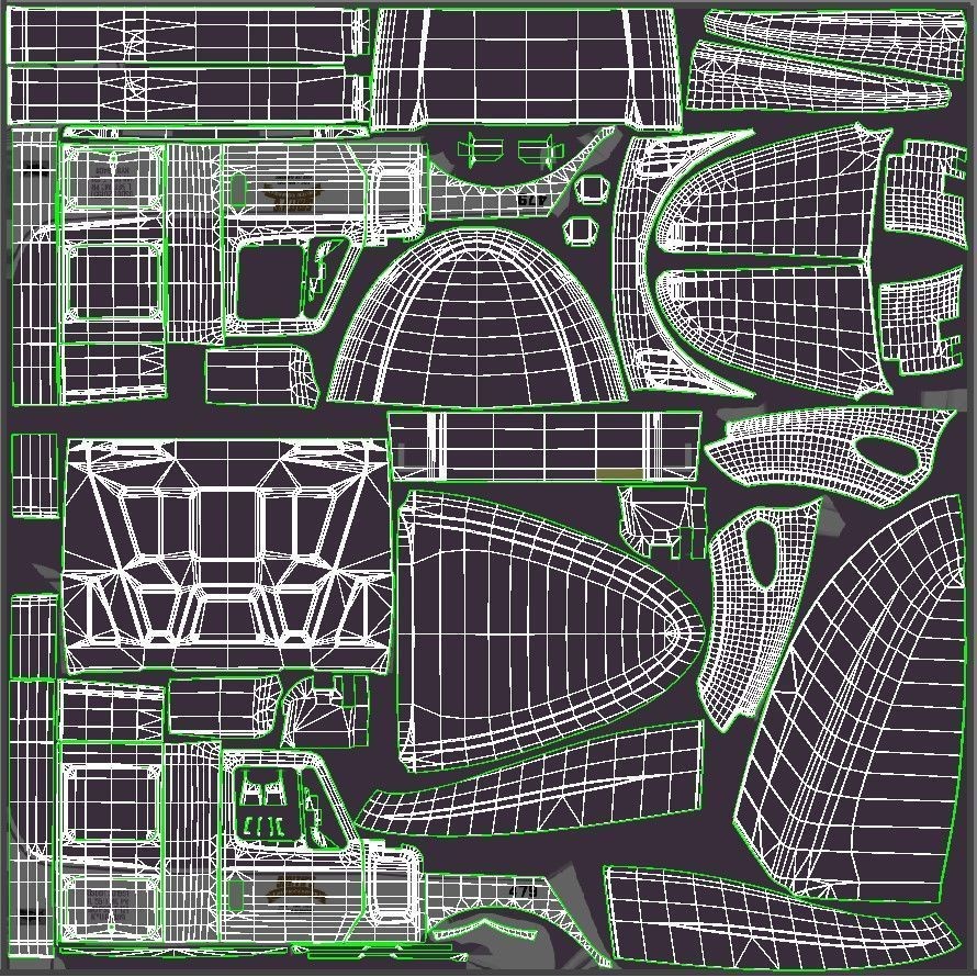International LoneStar Sidedump 3D Model – Low Poly Game Ready Truck, FBX - View 50
