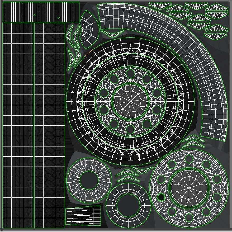 International LoneStar Sidedump 3D Model – Low Poly Game Ready Truck, FBX - View 52