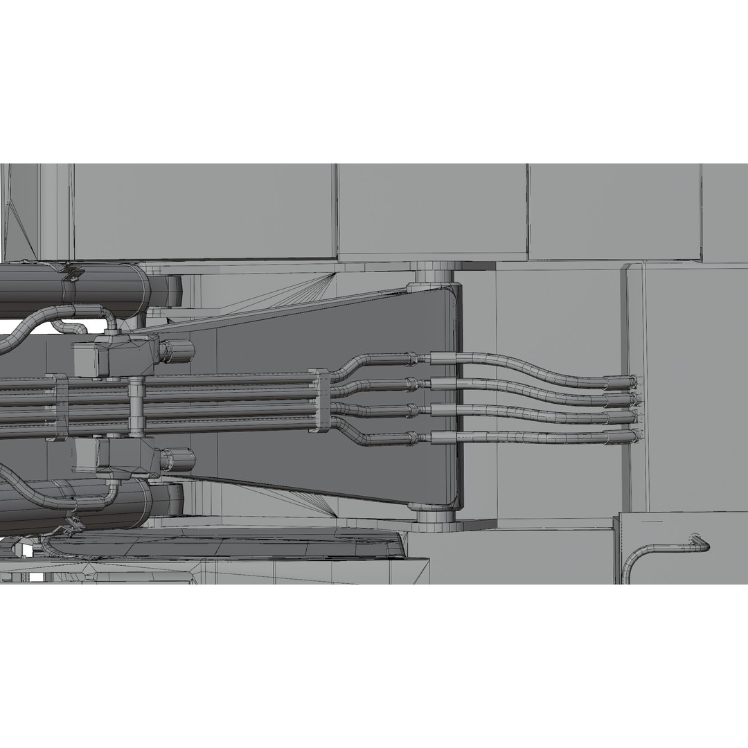 Excavator Hydraulic 3D Model – Ultra-Realistic Game-Ready Asset, FBX/OBJ - View 32