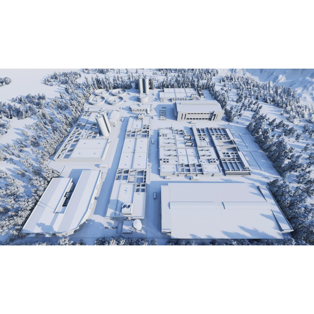 Water Treatment Plant 3D Model – Industrial Design, FBX, OBJ, Game-Ready - View 26